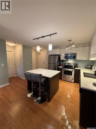 314A 415 Hunter Road, Saskatoon, SK - Indoor Photo Showing Kitchen With Double Sink