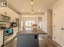 306 Brighton Boulevard, Saskatoon, SK  - Indoor Photo Showing Kitchen With Upgraded Kitchen 
