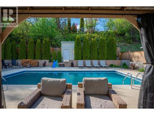 3410 Windsor Place, Castlegar, BC - Outdoor With In Ground Pool With Backyard