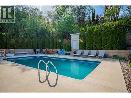 3410 Windsor Place, Castlegar, BC - Outdoor With In Ground Pool With Backyard