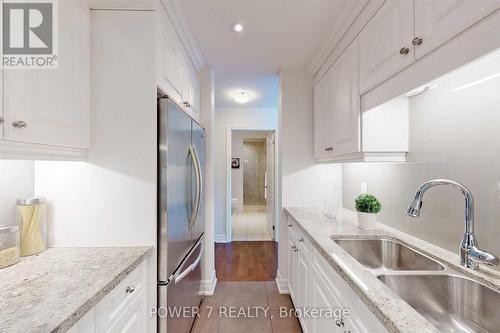 204 - 15 Rean Drive, Toronto, ON - Indoor Photo Showing Kitchen With Double Sink With Upgraded Kitchen