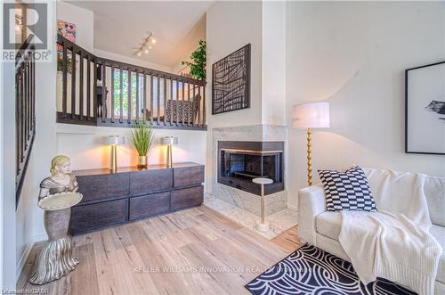 56 - 225 Benjamin Road, Waterloo, ON - Indoor With Fireplace