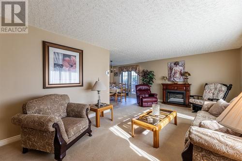 48 Quigley'S Lane, Torbay, NL - Indoor Photo Showing Living Room With Fireplace
