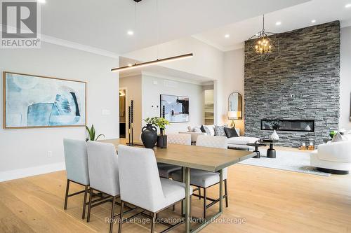 30 Hilton Lane, Meaford, ON - Indoor With Fireplace