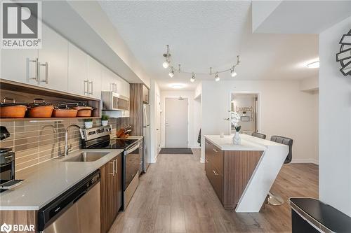 1119 Cooke Blvd Boulevard Unit# B327, Burlington, ON - Indoor Photo Showing Kitchen With Stainless Steel Kitchen