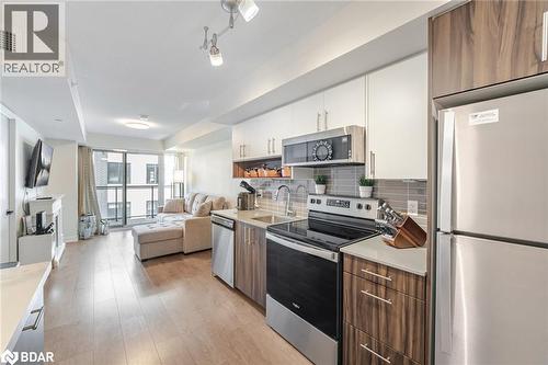 1119 Cooke Blvd Boulevard Unit# B327, Burlington, ON - Indoor Photo Showing Kitchen With Stainless Steel Kitchen