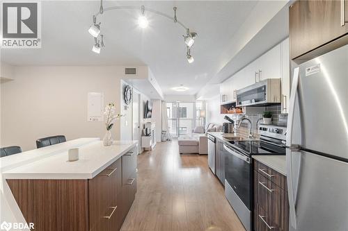 1119 Cooke Blvd Boulevard Unit# B327, Burlington, ON - Indoor Photo Showing Kitchen With Stainless Steel Kitchen With Double Sink With Upgraded Kitchen