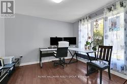 Office with large window. - 