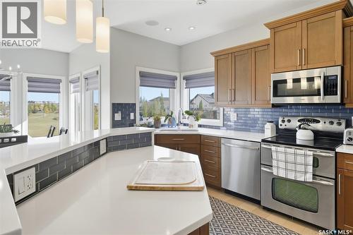 106 Thode Avenue, Saskatoon, SK - Indoor Photo Showing Kitchen With Stainless Steel Kitchen