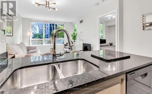 207 - 188 Redpath Avenue, Toronto, ON - Indoor Photo Showing Kitchen With Double Sink