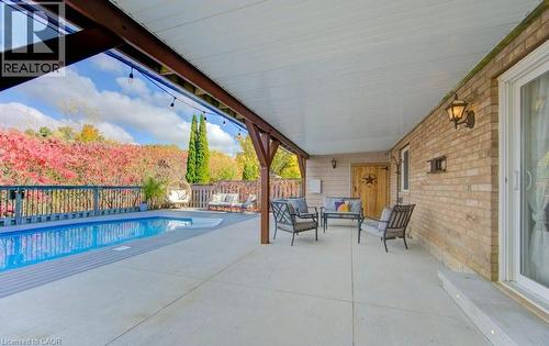 99 Maitland Street, Kitchener, ON - Outdoor With In Ground Pool With Deck Patio Veranda With Exterior