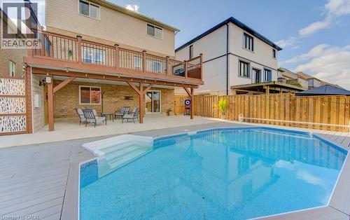 99 Maitland Street, Kitchener, ON - Outdoor With In Ground Pool With Deck Patio Veranda With Exterior