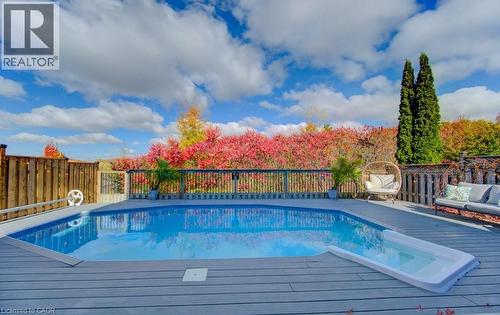99 Maitland Street, Kitchener, ON - Outdoor With In Ground Pool With Deck Patio Veranda