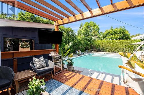 1042 Harkness Avenue, Ottawa, ON - Outdoor With In Ground Pool With Deck Patio Veranda