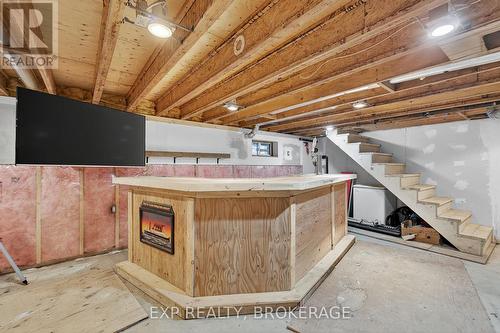 Entertaining - 13 William Street, Rideau Lakes, ON - Indoor Photo Showing Basement