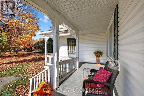 Beautiful Quiet Porch - 13 William Street, Rideau Lakes, ON - Outdoor With Deck Patio Veranda With Exterior