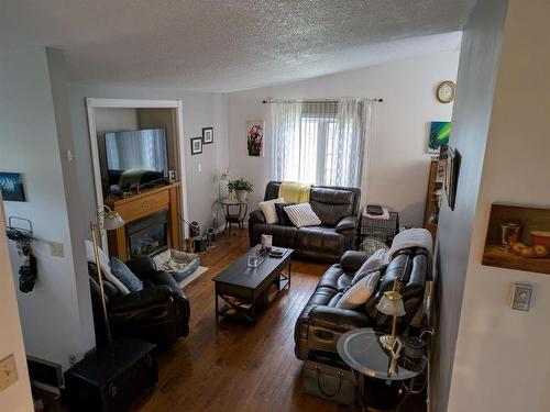 34 Hemlo Drive, Marathon, ON - Indoor Photo Showing Living Room With Fireplace