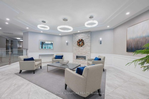 306-1300 Bloor Street, Mississauga, ON - Indoor With Fireplace
