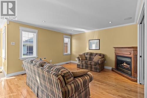 33 Wisemans Lane, Conception Bay South, NL - Indoor Photo Showing Living Room With Fireplace