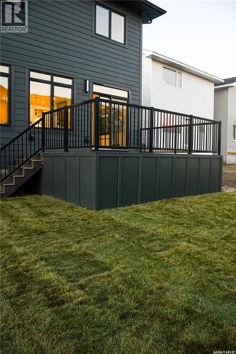 911 Traeger Manor, Saskatoon, SK - Outdoor With Above Ground Pool With Deck Patio Veranda