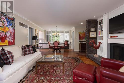 1168 Carey Road, Oakville (Mo Morrison), ON - Indoor Photo Showing Living Room With Fireplace