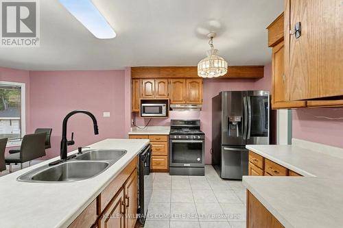 512 Finucane Street, Oshawa, ON - Indoor Photo Showing Kitchen With Double Sink