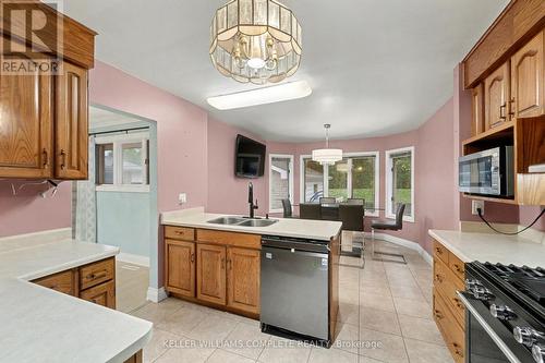 512 Finucane Street, Oshawa, ON - Indoor Photo Showing Kitchen With Double Sink