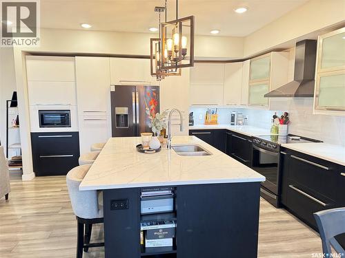 494 16Th Avenue, Humboldt, SK - Indoor Photo Showing Kitchen With Double Sink With Upgraded Kitchen