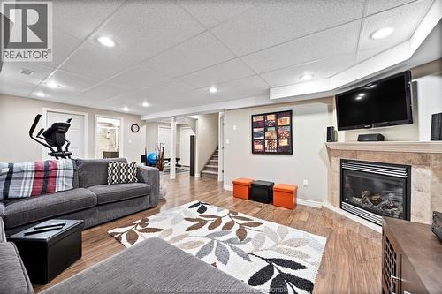 65 Fairway, Amherstburg, ON - Indoor With Fireplace