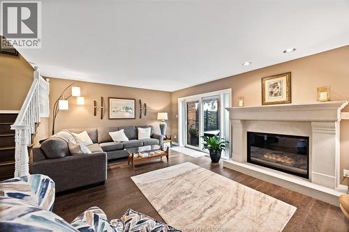 65 Fairway, Amherstburg, ON - Indoor Photo Showing Living Room With Fireplace