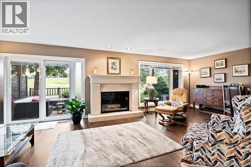 65 Fairway, Amherstburg, ON - Indoor Photo Showing Living Room With Fireplace