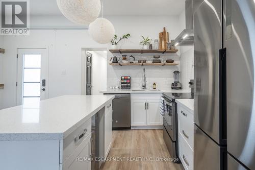 48 Frederick Avenue, Hamilton, ON - Indoor Photo Showing Kitchen With Stainless Steel Kitchen With Upgraded Kitchen