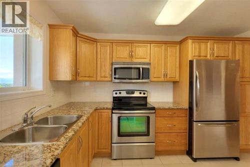 1967 Underhill Street Unit# 604, Kelowna, BC - Indoor Photo Showing Kitchen With Stainless Steel Kitchen With Double Sink