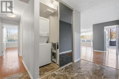 Front Entrance & In-Suite Laundry - 102 - 3 Towering Heights Boulevard, St. Catharines (Glendale/Glenridge), ON - Indoor Photo Showing Laundry Room