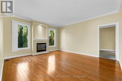 Living room with fireplace - 