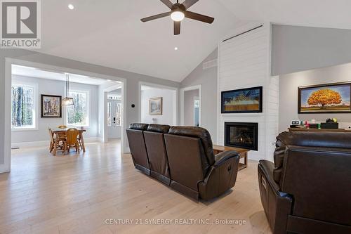 1380 Ramsay Concession 3A Concession, Mississippi Mills, ON - Indoor Photo Showing Living Room With Fireplace