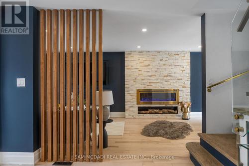 2284 Glastonbury Road, Burlington, ON - Indoor Photo Showing Other Room With Fireplace