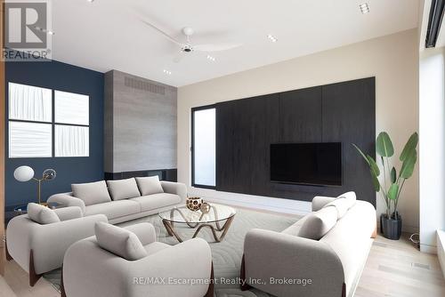 VIRTUALLY STAGED - 144 Sparling Court, Oakville (Sw Southwest), ON - Indoor Photo Showing Living Room