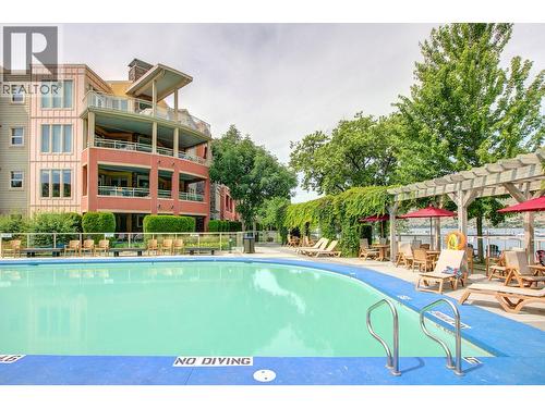 7343 Okanagan Landing Road Unit# 1114, Vernon, BC - Outdoor With In Ground Pool With Backyard