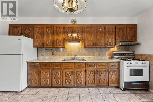 241 Robert Street, Hamilton, ON - Indoor Photo Showing Kitchen With Double Sink