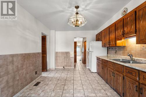 241 Robert Street, Hamilton, ON - Indoor Photo Showing Kitchen With Double Sink