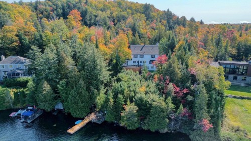 Photo aérienne - 135 Ch. Fournel, Sainte-Anne-Des-Lacs, QC - Outdoor With View