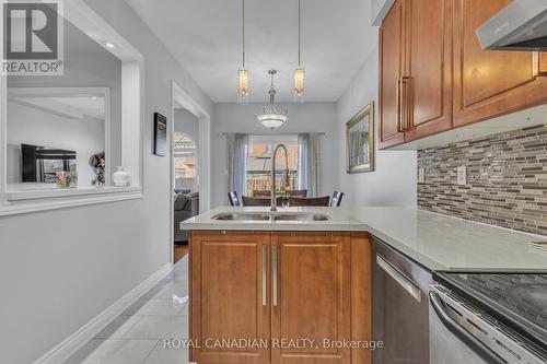 6 Mediterra Drive, Vaughan, ON - Indoor Photo Showing Kitchen With Double Sink