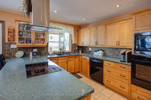 153 Stanley Road, Kawartha Lakes, ON - Indoor Photo Showing Kitchen With Double Sink