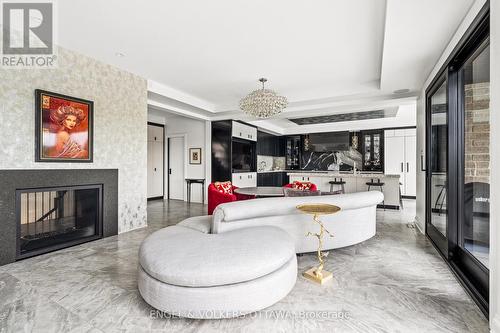 151 Winding Way, Ottawa, ON - Indoor Photo Showing Living Room With Fireplace