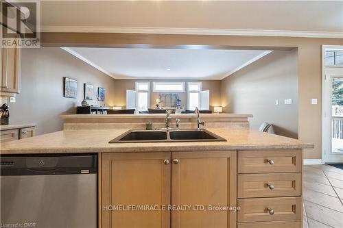 281 Doon South Drive, Kitchener, ON - Indoor Photo Showing Kitchen With Double Sink