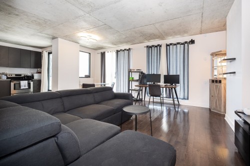 Living room - 301-185 Rue Du Séminaire, Montréal (Le Sud-Ouest), QC - Indoor Photo Showing Living Room