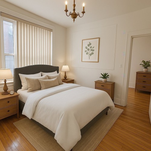 Master Bedroom - 4-5250 Av. Du Parc, Montréal (Le Plateau-Mont-Royal), QC - Indoor Photo Showing Bedroom