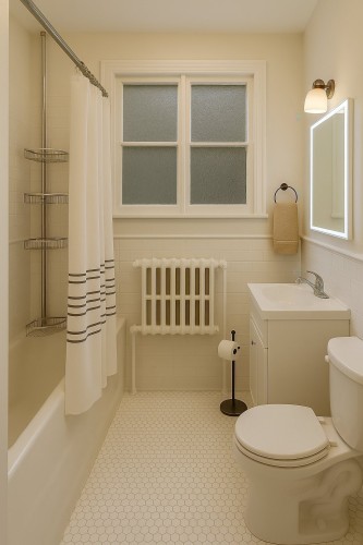 Bathroom - 4-5250 Av. Du Parc, Montréal (Le Plateau-Mont-Royal), QC - Indoor Photo Showing Bathroom