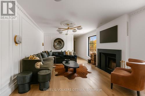 1041 Brandywine Court, Ottawa, ON - Indoor Photo Showing Living Room With Fireplace